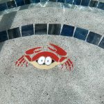 Fun Crab Pool Mosaic