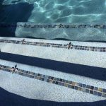 Fleur de Lis Pool Mosaic