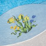 Fish Group in Seagrass Pool Mosaic