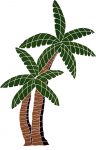 Palm Tree Pool Mosaic