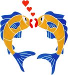Kissing Fish Pool Mosaic