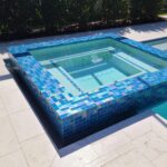 Azure Mixed (Twilight Series) Glass Pool Tile