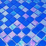 Royal Blue 1″ x 1″ (Twilight Series) Glass Pool Tile