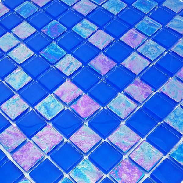 Royal Blue 1″ x 1″ (Twilight Series) Glass Pool Tile