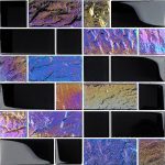Black Mixed (Twilight Series) Glass Pool Tile