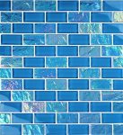 Azure 1″ x 2″ (Twilight Series) Glass Pool Tile