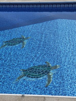 turtle mosaic silhouette 500x500