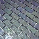 Graphite 1″ x 2″ (Galaxy Series) Glass Pool Tile
