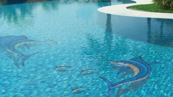 Marlin Pool Mosaic