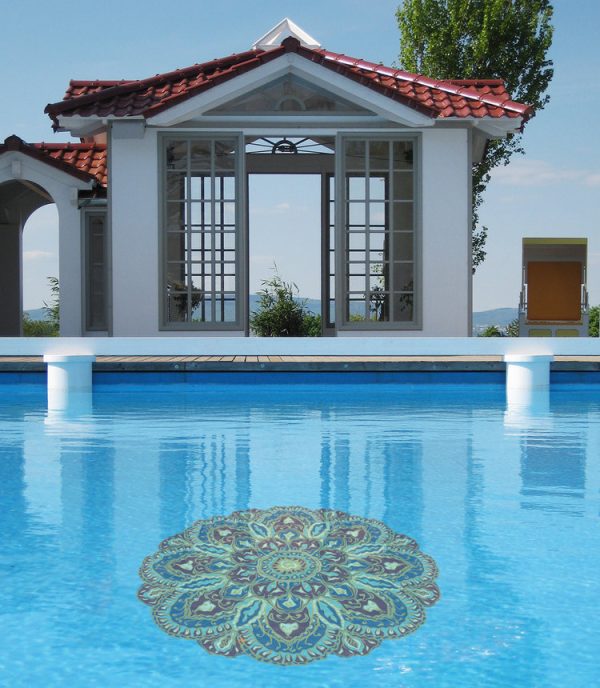 Sublime Earth Mandala Pool Mosaic