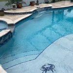 Blue Crab Pool Mosaic