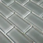 Gray 2″ x 4″ (Subway Series) Glass Pool Tile