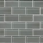 Gray 2″ x 4″ (Subway Series) Glass Pool Tile