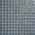 Graphite 1″ x 1″ (Galaxy Series) Glass Pool Tile