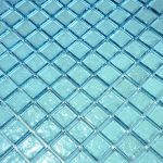 Aquamarine 1″ x 1″ (Galaxy Series) Glass Pool Tile