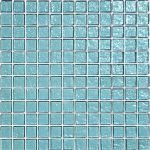 Aquamarine 1″ x 1″ (Galaxy Series) Glass Pool Tile