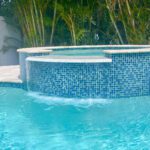 Blue Blend 1″ x 1″ (Galaxy Series) Glass Pool Tile