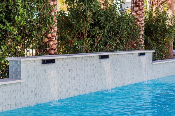 Stratus White 2″ x 4″ (Subway Series) Glass Pool Tile