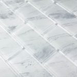 Stratus White 2″ x 4″ (Subway Series) Glass Pool Tile