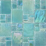 Seafoam Mixed (Avalon Series) Glass Pool Tile