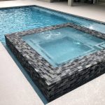 Frosted Night 2″ x 4″ (Subway Series) Glass Pool Tile