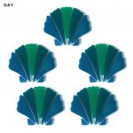 Glow in the Dark Scallop Shell Pool Mosaic