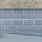 Glacial Seas 1″ x 2″ (Splash Series) Glass Pool Tile