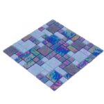 Deep Blue Seas Mixed (Splash Series) Glass Pool Tile