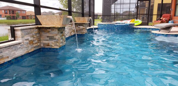 Bimini Blue 2″ x 3″ (Nautical Series) Glass Pool Tile