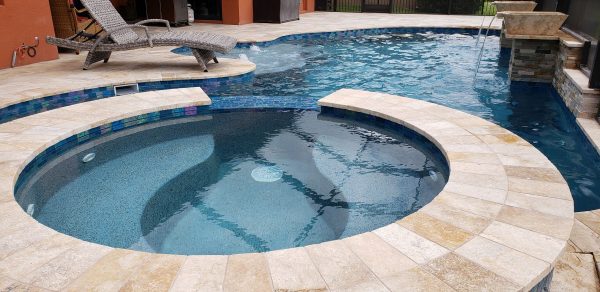 Bimini Blue 2″ x 3″ (Nautical Series) Glass Pool Tile