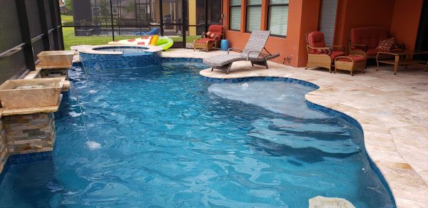 Bimini Blue 2″ x 3″ (Nautical Series) Glass Pool Tile