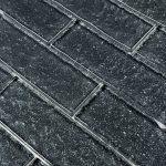 Black 2″ x 6″ (Moonscape Series) Glass Pool Tile