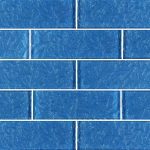 Blue 2″ x 6″ (Moonscape Series) Glass Pool Tile