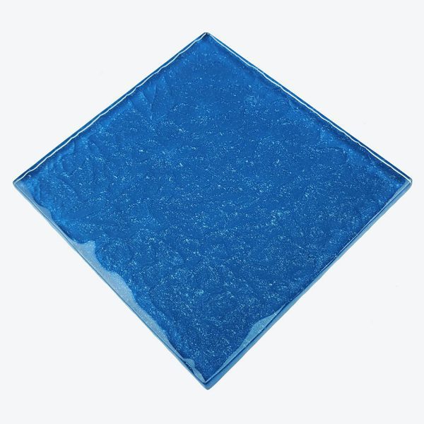 Blue 6″ x 6″ (Moonscape Series) Glass Pool Tile