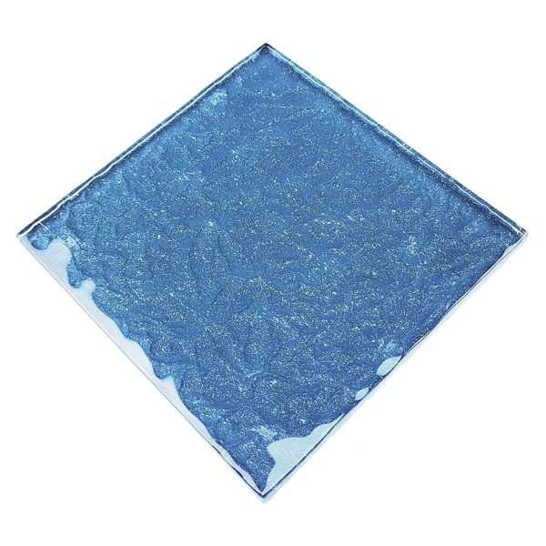 Steel Blue 6″ x 6″ (Moonscape Series) Glass Pool Tile
