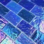 Light Blue Blend 2″ x 3″ (Ocean Series) Glass Pool Tile
