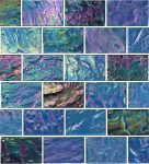 Dark Blue Blend 2″ x 3″ (Ocean Series) Glass Pool Tile