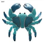 Glow in the Dark Crab Pool Mosaic