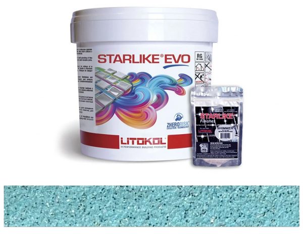 Azzurro Caraibi – Starlike EVO 320 Epoxy Grout Tile Installation