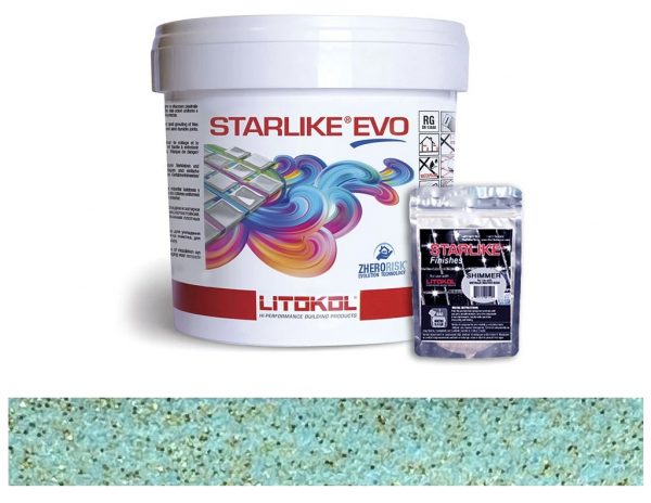 Azzurro Caraibi – Starlike EVO 320 Epoxy Grout Tile Installation