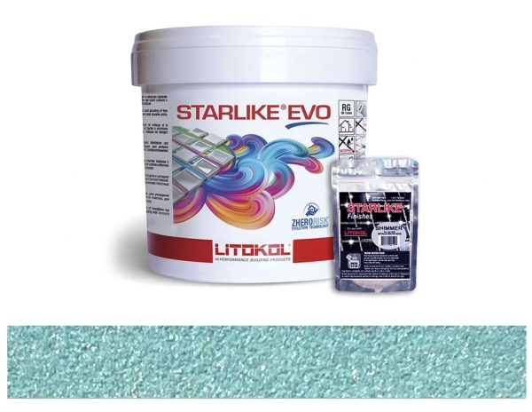 Azzurro Caraibi – Starlike EVO 320 Epoxy Grout Tile Installation