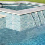 Inagua Linear Mixed (Bahama Series) Glass Pool Tile