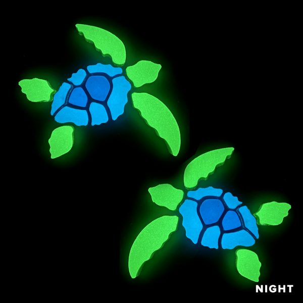 Glow in the Dark Sea Turtle Pool Mosaic
