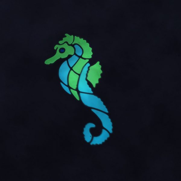 Glow in the Dark Seahorsey Pool Mosaic