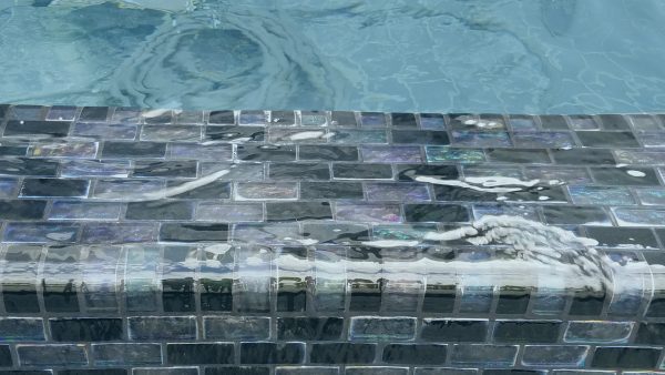 Trim Slate 1″ x 2″ (Galaxy Series) Glass Pool Tile