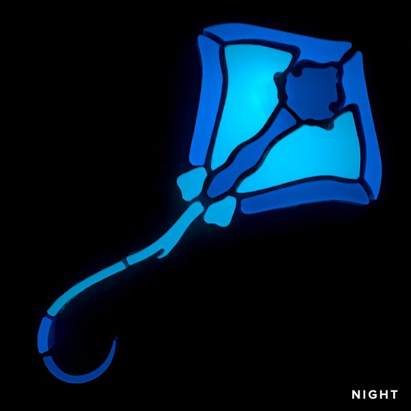 Glow in the Dark Stingray Pool Mosaic