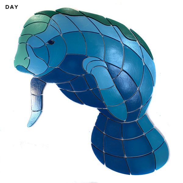 Glow in the Dark Manatee Calf 1 Pool Mosaic