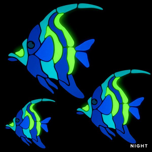 Glow in the Dark Moorish Idol Family Pool Mosaic