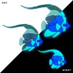 Glow in the Dark Butterfly Fish Family Pool Mosaic