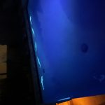 Glow in the Dark Wave Dolphins Pool Mosaic